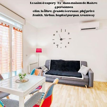 T2 Ds Villa-Terrasse-Clim-Pkg-Meet- Zenith-Odyssud Toulouse Buitenkant foto