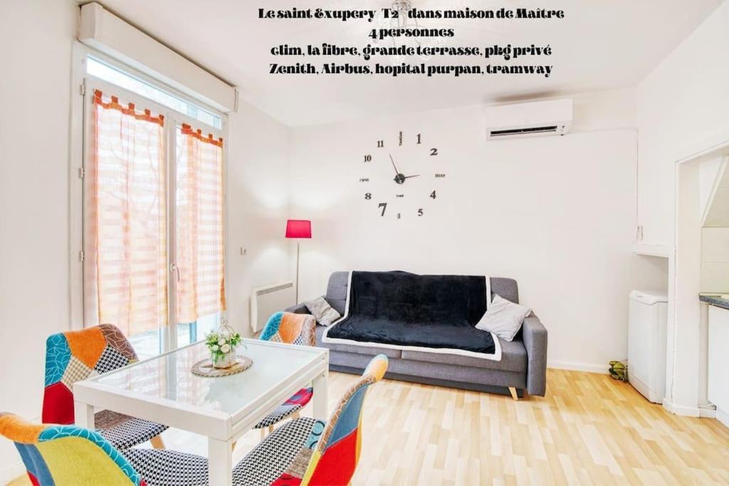 T2 Ds Villa-Terrasse-Clim-Pkg-Meet- Zenith-Odyssud Toulouse Buitenkant foto